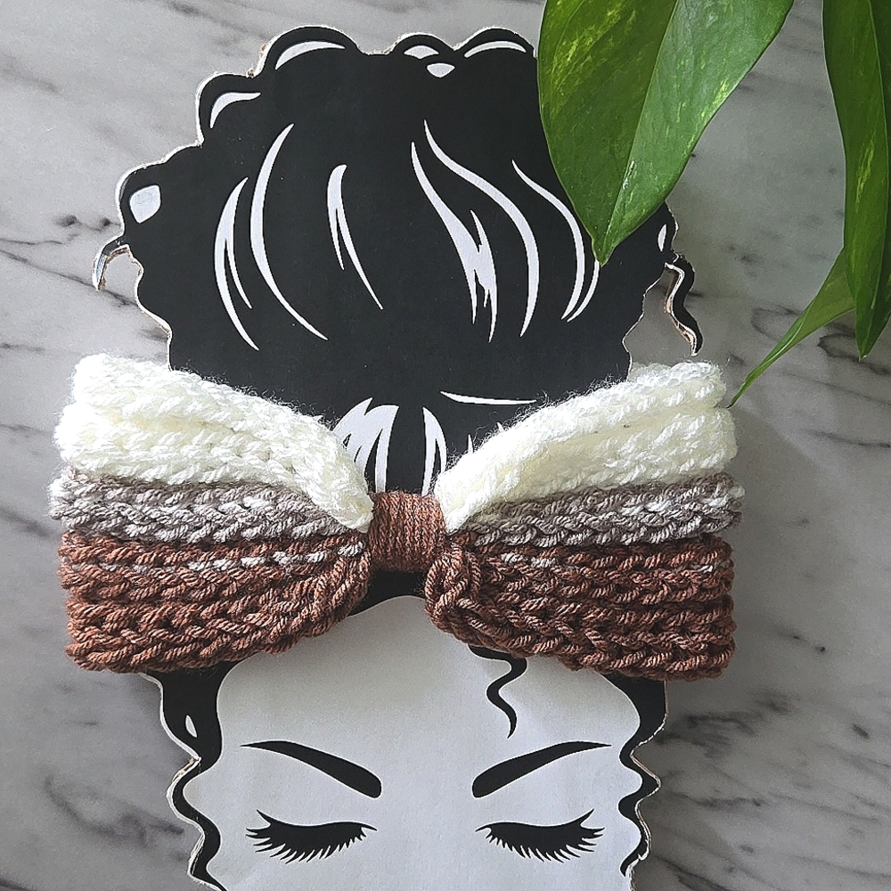 Handmade Knit Turban Headband